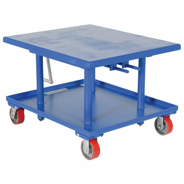 Vestil Low Profile Mech Post Table, Load Cap. 2000 lb., Platform Length: 36" MT-3036-LP